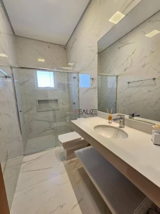 Imagem Casa moderna com 3 dormitórios à venda, 156 m² por R$ 1.800.000 - Condomínio Próximo ao Parque Ecológico - Indaiatuba/SP