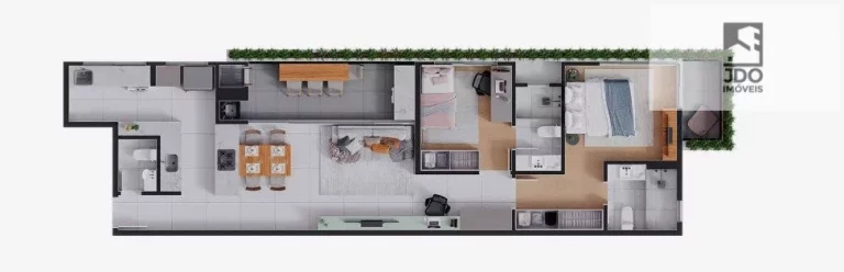 Imagem Apartamento a Venda no bairro Cabral - Curitiba, PR