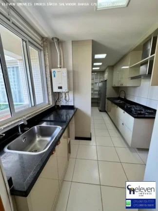 Imagem APARTAMENTO NO HEMISPHERE 360° PITUAÇU - 4 SUÍTES COM 200M2, NA MELHOR TORRE, VISTA MAR, FRONTAL,PORTEIRA FECHADA,