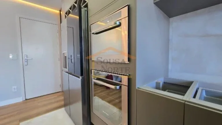 Imagem Apartamento com 60 m², 2 dormitórios, sendo 1 suíte, sala integrada à varanda com espaço gourme...