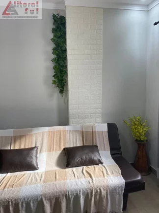 Imagem Apartamento à venda em Praia Grande-SP, bairro Tupi: 1 quarto, 1 sala, 1 banheiro, 60m² de área. Confira!