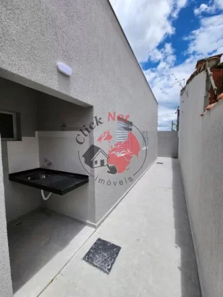 Imagem Casa Térrea Nova sem uso , Prox a praia ,3 dorms c suite , quintal e churrasq , piscina , 2 vagas bairro Gaivota, Itanhaem