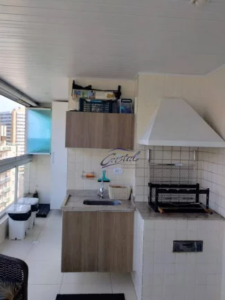 Imagem Apartamento com 3 dormitórios à venda, 130 m² por R$ 960.000 - Tupi - Praia Grande/SP