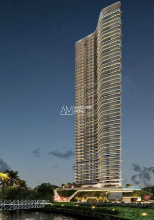 Imagem One Residencial, Beira Mar Fortaleza, Mucuripe. Andar Alto, 5 suítes.