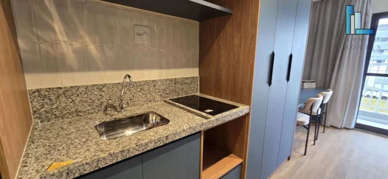 Imagem Studio pronto para morar de 26m2 perto do metrô Alto da Boa Vista - ótimo para morar e investir