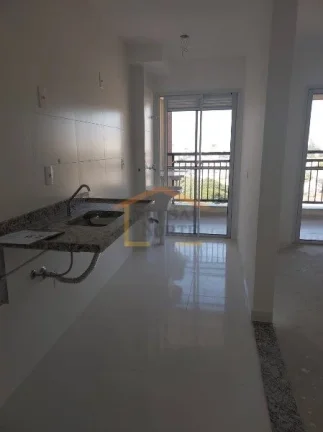 Imagem Apartamento novo, com 2 dormitórios, 1 banheiro, 1 vaga de garagem e 51m² de área útil. Os cômo...