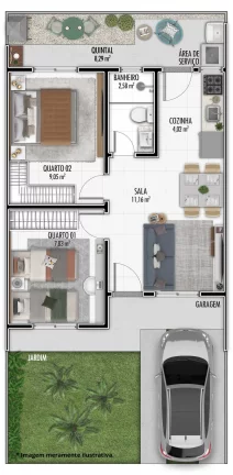 Imagem Casas Novas no Residencial Treviso na FRG a partir de R$267 mil