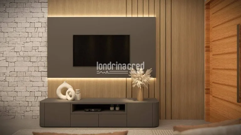 Imagem Casa à Venda no Condomínio Morada das Flores em Cambé com 3 Quartos, Suíte com Closet, Ambientes Integrados e Iluminação em LED
