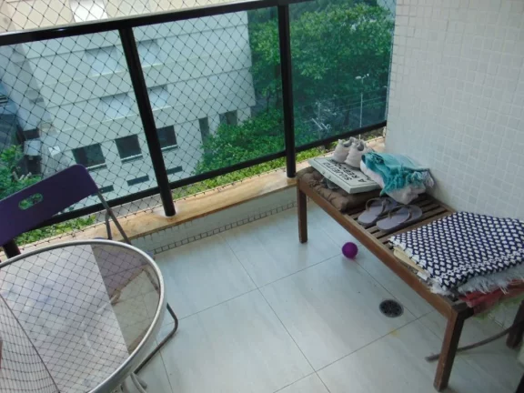Imagem Flat com 3 dormitórios à venda, 112 m² por R$ 800.000,00 - Pitangueiras - Guarujá/SP