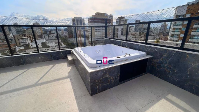Imagem Cobertura com 3 dormitórios à venda, 357 m² por R$ 3.500.000 - Pompéia - Santos/SP