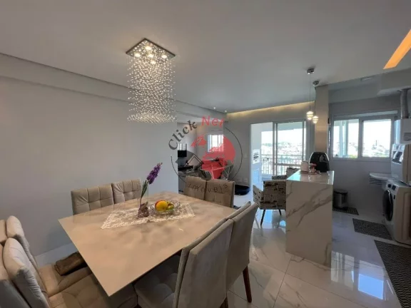 Imagem Lindo e aconchegante apartamento à venda localizado na Vila Apiai, Santo André, com 2 dormitórios, sendo 1 suíte, 3º dormitório reversível, 2 vagas, 75m².