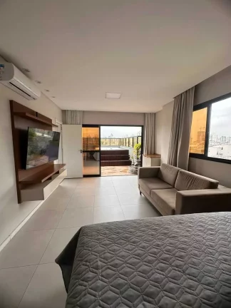 Imagem Cobertura Duplex mobiliada com 3 dormitórios sendo 1 suíte e 2 vagas de garagem em Itajaí