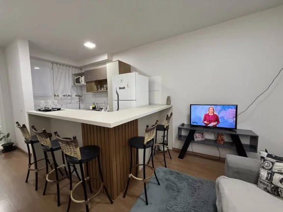 Imagem Apartamento 3º Andar, Anitta Garibaldi, 2 Quartos, Mobíliado, Sapucaia