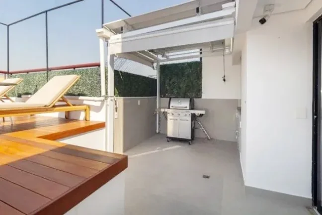 Imagem Cobertura Duplex 206M², 3Q, 2 Suítes, 6 Banheiros, 3 Vagas, Lavabo, Piscina Privativa, Churrasqueira na Unidade, Depósito.