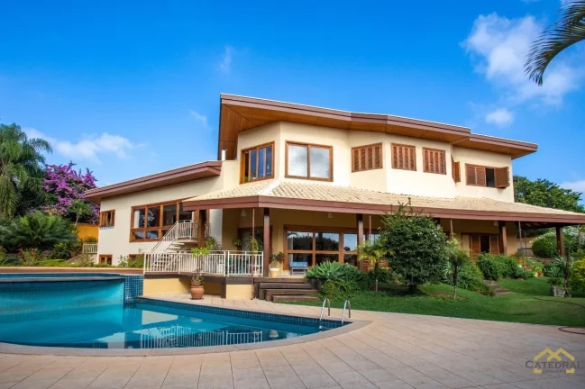 Imagem Casa em condomínio Alto Padrão, 763m2, 4 suítes, sauna, piscina - Malota - Jundiaí