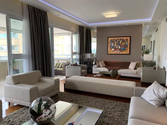 Imagem Apartamento venda no Alto de Pinheiros com 4 sui­tes e 5 vagas, 317m2