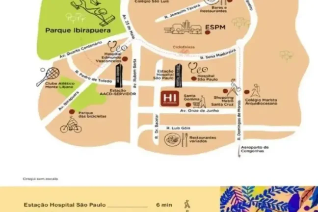 Imagem Apartamento com 1 quarto à venda na Avenida Onze de Junho, Vila Clementino