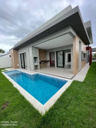 Imagem Casa de luxo no Terras Alphaville 2 - 3 suítes, piscina e lazer para crianças.