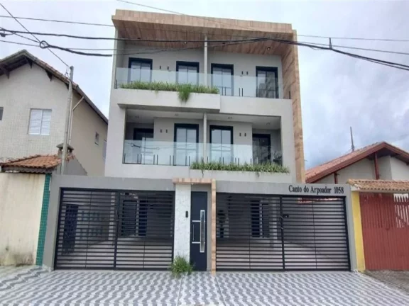 Imagem Sobrado com 3 dormitórios à venda, 92 m² por R$ 480.000 - Maracanã - Praia Grande/SP