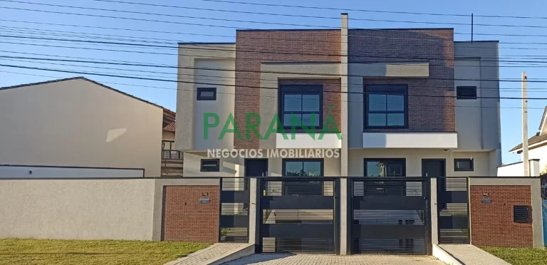 Imagem Sobrado novo a venda com quintal de 125 m², face n