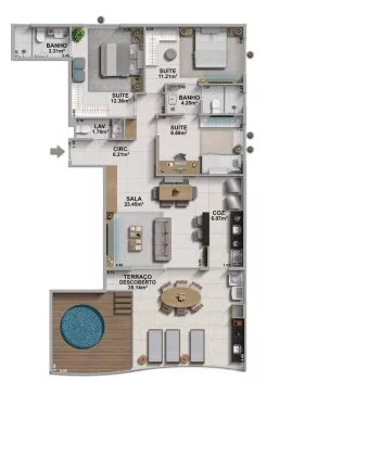 Imagem Ondara - Apartamento à venda no bairro Recreio dos Bandeirantes - Rio de Janeiro/RJ