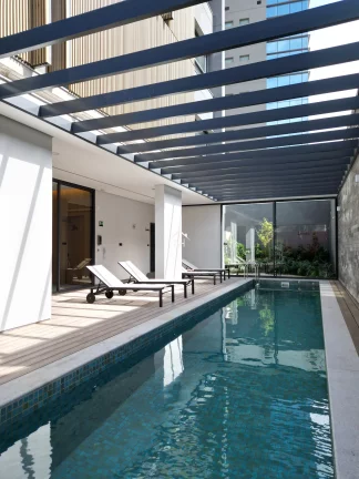 Imagem Apartamento Garden de 229,46m c/ 3 suítes, 3 vagas, varanda vista panorâmica, hall privativo, piscina aquecida, sauna, bicicletário, fitness