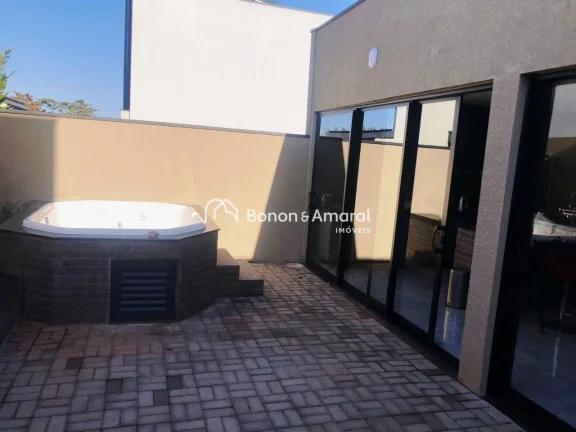 Imagem Casa à venda em condomínio em Paulinia, térrea, 3 suites, 140 m², área gourmet com churrasqueir...