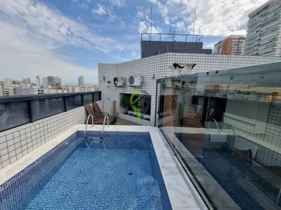 Imagem Cobertura com 4 dormitórios para locação - Ponta da Praia - Santos/SP