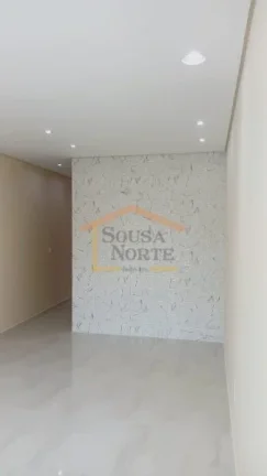 Imagem Sobrado novo, 3 dormitórios, sendo 1 suíte, sala 2 ambientes, 2 sacadas, Cozinha equipada com Cook...