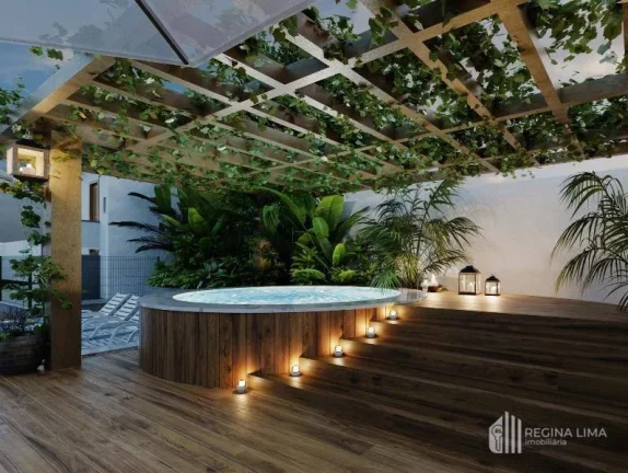 Imagem Casa duplex em construção, 3 dormitórios à venda por R$ 420.000,00- Condomínio BUONA VITTA - Morros - Teresina/PI