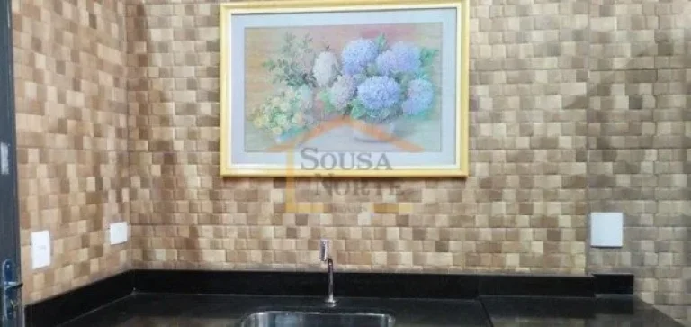 Imagem Sobrado com 250 m² de área útil, dispõe de 2 dormitórios com varanda, 1 banheiro, sala de estar...