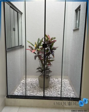 Imagem Casa à venda em Rio Verde-GO, Residencial Portal dos Ipês: 3 quartos, 1 suíte, 1 sala, 2 vagas de garagem, 150m².