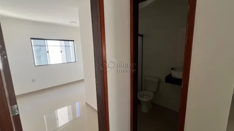 Imagem Excelente casa nova a venda na Rua Porto Velho, no Novo Horizonte, com 3 quartos, 1 suíte e espaço para área de lazer.