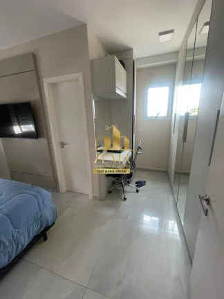 Imagem Apartamento 90m2, 03 dorms, Mobiliado, Ar Cond., 02 vagas, Cond. Completo