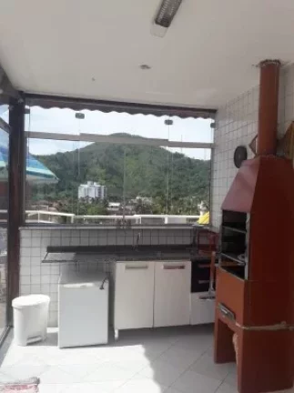 Imagem Imperdível Cobertura Duplex à Venda em Ubatuba-SP, Bairro Toninhas! 3 Quartos, 2 Salas, 2 Banheiros, 2 Vagas, 120m².