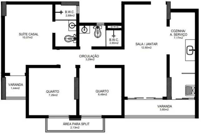 Imagem Apartamento 3 dormitórios para Venda em Teresina, Ilhotas, 3 dormitórios, 1 suíte, 2 banheiros, 2 vagas