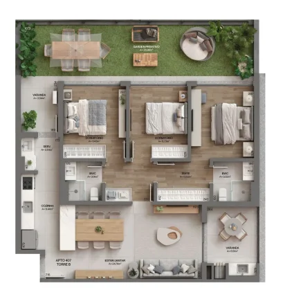 Imagem Loft 1Dormitório para venda em Florianópolis - SC