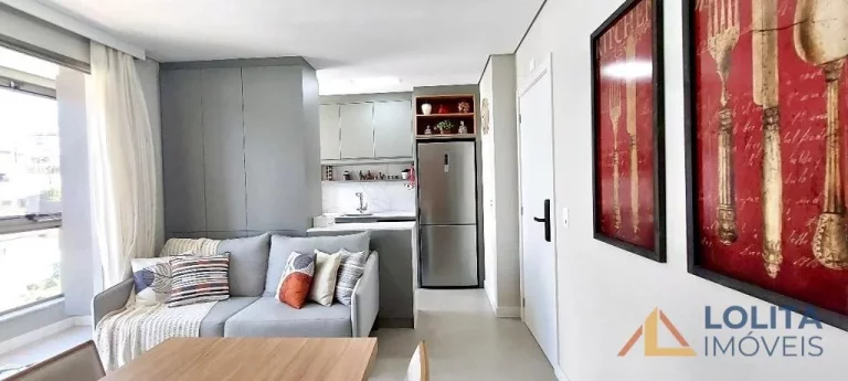 Imagem Apartamento à venda novo e mobiliado, com 2 quartos na Carvoeira, Florianópolis/SC.