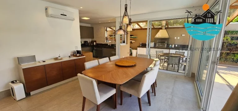 Imagem Casa em Condomínio, 30 metros da praia para Temporada em Juquehy c/ 4 suítes, piscina ... churrasqueira pv - max. 10 pessoas | Juquehy Imobiliária