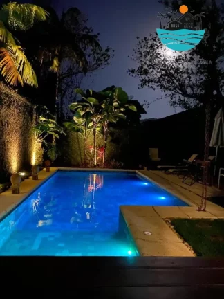 Imagem Casa bem localizada - Praia de Juquehy, 450 metros da praia, piscina, churrasqueira, 6 dormitórios, acomoda 14 pessoas | Juquehy Imobiliária