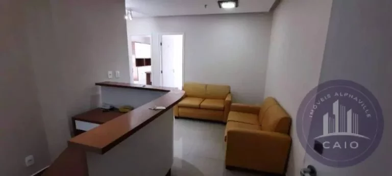 Imagem Sala mobiliada 63 m² para venda por R$ 730.000,00 - Alphaville/SP