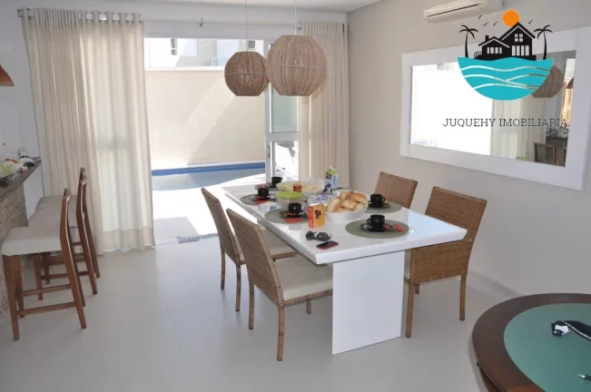 Imagem Casas para Alugar Temporada Juquehy - (Canto direito) pertinho da praia, 5 suítes, piscina aquecida, sauna, máx. 14 pessoas | Juquehy Imobiliária