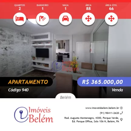Apartamento 2/4 em Florianópolis no condomínio delicato residence