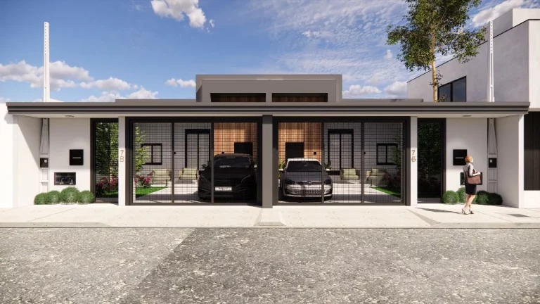 Casa de 95 m² de árae construída em Araricá com fino acabamento