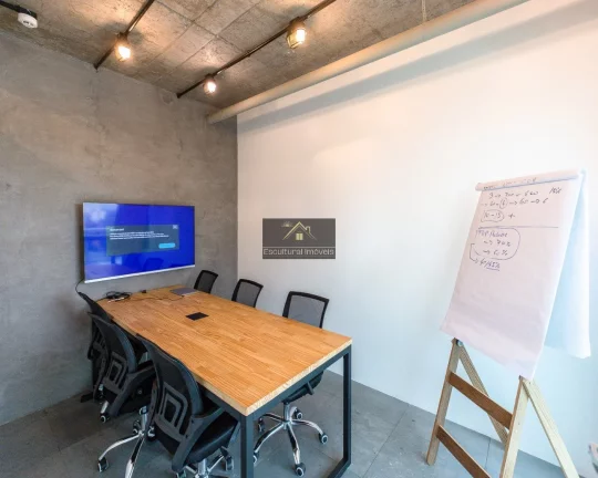 Imagem CONJUNTO COMERCIAL ALTO DA BOA VISTA 41,00 M 13 OPOSTOS DE TRABALHO REFORMADO COPA RECEPÇÃO VARANDA CONDOMÍNIO EXCELENTE PADRÃO 1 BANHEIRO 1 VAGA