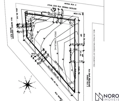 Terreno de Esquina à Venda no Bairro Medianeira – 1.700m²