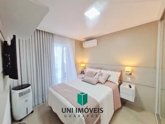 Imagem Lindo apartamento 2 quartos com varanda gourmet, piscina e vista mar a venda na Praia do Morro