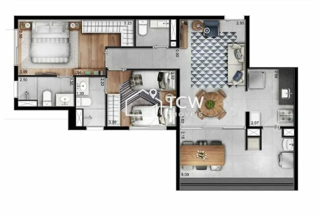 Imagem Apartamento para alugar no bairro Vila Olímpia - São Paulo/SP, Zona Sul