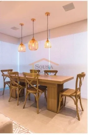 Imagem Apartamento 1 dormitório, sendo suite, sala ampliada, varanda gourmet com churrasqueira automatizad...
