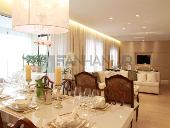 Imagem Vendo maravilhoso apartamento no Ed. England Vila Nova -  Rua Marcos Lopes, 233 - Vila Nova Conceição, São Paulo. Apartamento novo, impecável, compl
